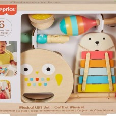 Fisher-Price: Houten muzikale cadeauset