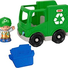 Fisher-Price: Little People: Kleine Voertuigen 12 cm: Recycle Truck