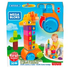 Mega Bloks: First Builders: Leerzame Giraffe