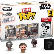 Funko Bitty Pop! Star Wars 4-Pack: The Mandalorian Funko Bitty Pop! Star Wars 4-Pack: The Mandalorian