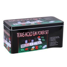 Pokerset in Blik 200-delig Pokerset in Blik 200-delig