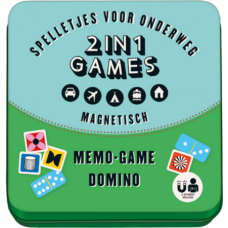 Magnetische 2 in 1 Games: Memo & Domino