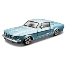 Bburago: Street Fire 1:43: Ford Mustang GT Blauw