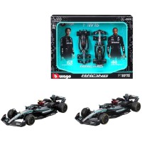 Bburago: F1 Mercedes AMG W15 2024 2-Pack Giftset 1:43