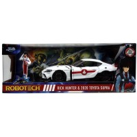 Jada Toys: Robotech - Rick Hunter & 2020 Toyota Supra 1:24 Jada Toys: Robotech - Rick Hunter & 2020 Toyota Supra 1:24