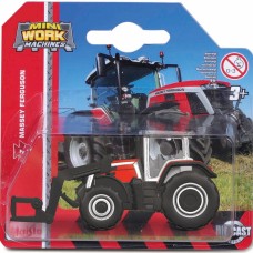 Maisto: Mini Work Machines: Massey Ferguson 8S.265 with Grab bucket