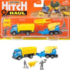 Matchbox: Hitch & Haul: Vrachtwagen met Cementmolen