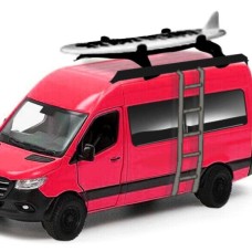 Maisto: Weekenders: Mercedes-Benz Sprinter Rood 12 cm