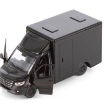 Kinsmart: Mercedes-Benz Sprinter Zwart 1:48