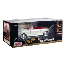 Motormax: 007 James Bond Collection - 1964 1/2 Ford Mustang Wit 1:24
