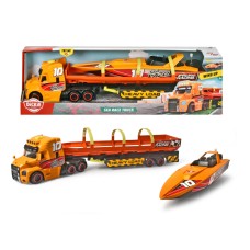 Dickie Toys: Vrachtwagen met oplegger + Boot