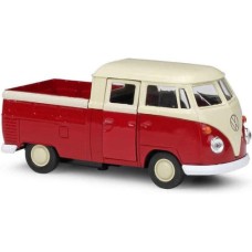 Welly: VW T1 Double Cabin Pick up: Rood