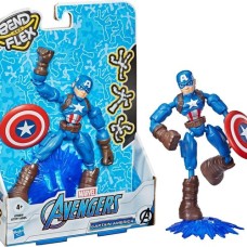 Avengers: Bend and Flex Figuur 15 cm: Captain America