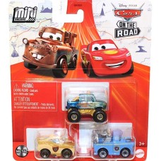 Cars: Mini Racers 3-Pack: President Takel - Hulpsherrif Bliksem McQueen - Ivy