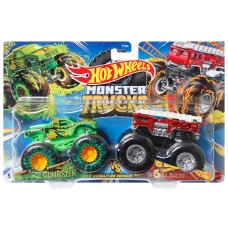 Hotwheels: Monster Trucks 2-Pack: Gunkster VS 5 Alarm