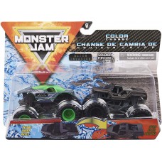 Monster Jam: Color Change 2-Pack: Alien Invasion & Soldier Fortune Black Ops