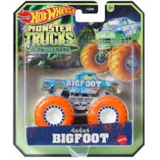 Hotwheels: Monster Trucks: Glow in the Dark: 4x4x4 Bigfoot 1:64