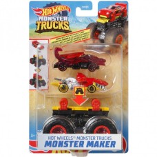 Hotwheels: Monster Trucks: Monster Maker 1:64: Geel