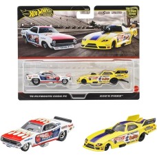Hotwheels Premium 2-Pack: '72 Plymouth Cuda FC & Rob'N Pinks