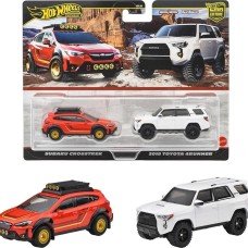 Hotwheels Premium 2-Pack: Subaru Crosstrek & 2018 Toyota 4Runner