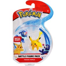 Pokemon: Battle Figure Pack: Pikachu & Popplio