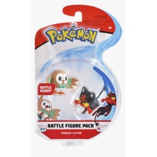 Pokemon: Battle Figure Pack: Rowlet & Litten