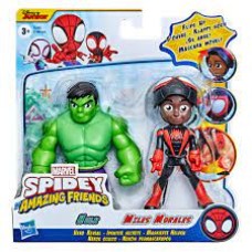 Spidey: Amazing Friends 2-pack: Hulk & Miles Morales
