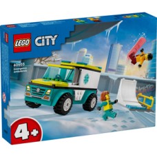 Lego City: 60403 Ambulance en Snowboarder