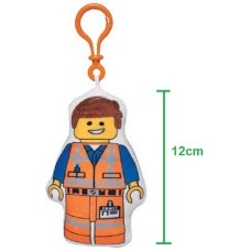 Lego The Movie 2: Pluche Sleutelhanger 12 cm: Emmet