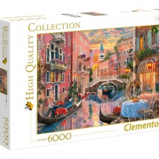 Clementoni:  Zonsondergang in Venetie 6000 stukjes