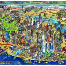 Educa: Kaart van New York 500 stukjes