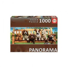Educa: Puppy's op de bank Panorama 1000 stukjes
