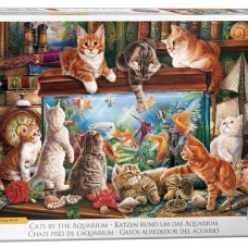 Eurographics: Cats by the Aquarium 1000 stukjes