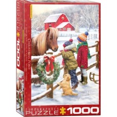 Eurographics: Christmas Pony 1000 stukjes