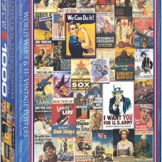 Eurographics: World War I & II - Vintage Posters 1000 stukjes