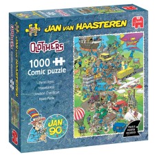 Jan van Haasteren: Oldtimers - Pakketstress 1000 stukjes