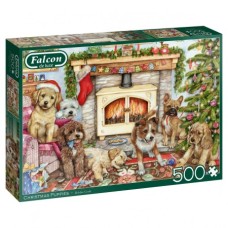 Falcon Deluxe: Christmas Puppies 500 stukjes