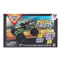 Monster Jam: 3D Puzzle Racers: Grave Digger 17-delig