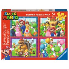Ravensburger: Super Mario 4 in 1 Bumperpack