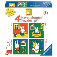 Ravensburger: Nijntje 4 in 1 Puzzel