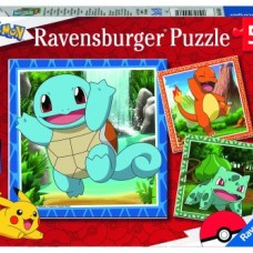 Ravensburger: Charmander, Bulbasaur & Squirtle 3x49 stukjes