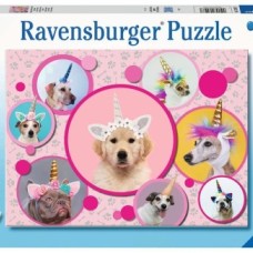 Ravensburger: Schattige Eenhoorn Honden 300 XXL stukjes