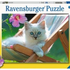 Ravensburger: Wit Katje 200 XXL stukjes