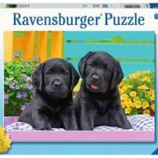 Ravensburger: Zwarte Labradors 300 XXL stukjes