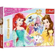 Trefl: Disney Princess Glitter 100 stukjes
