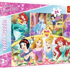 Trefl: Disney Princess 24 Maxi Stukjes