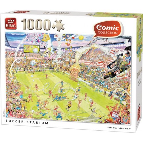 verlamming ruw essence King: Comic Collection: Soccer Stadium 1000 stukjes