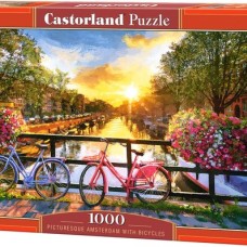 Castorland: Picturesque Amsterdam with Bicycles 1000 stukjes