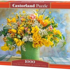 Castorland: Spring Flowers in Green Vase 1000 stukjes