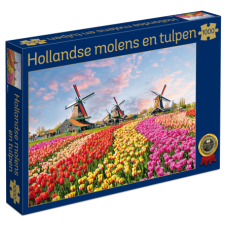 Hollandse Tulpen en Molens 1000 stukjes 